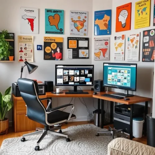 pikaso_texttoimage_product-photos-featuring-a-digital-marketing-cours-tiny